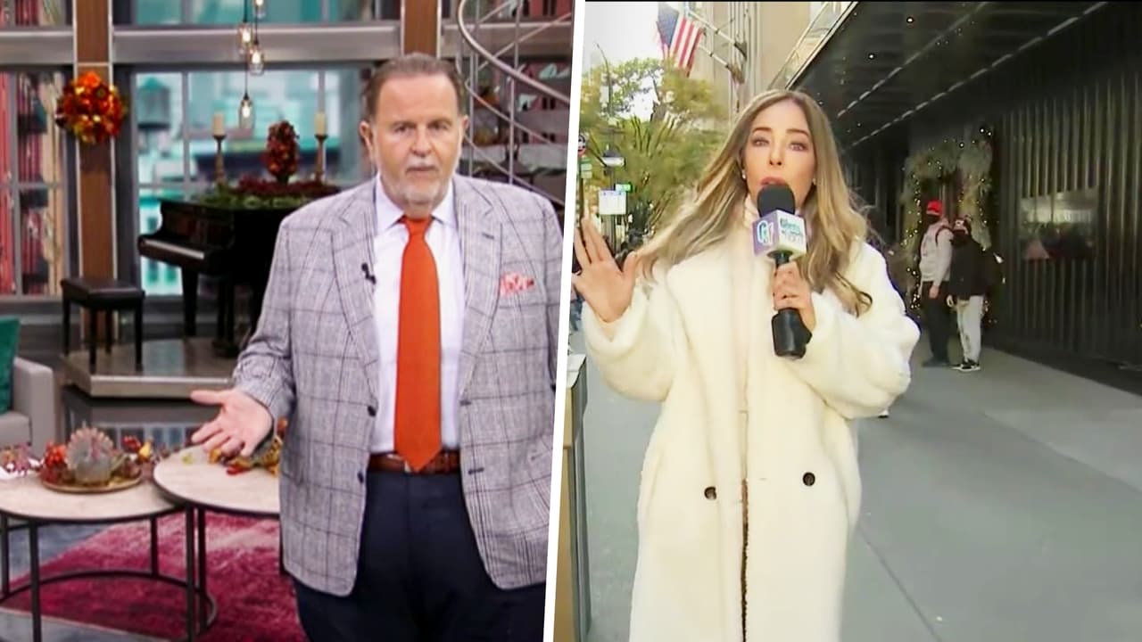 Raúl pensó que Gelena transmitía "en shorts" en plena Quinta Avenida y a 38°F de temperatura