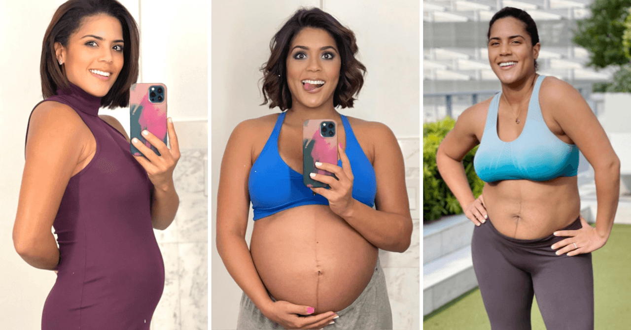 Francisca documentó ampliamente su embarazo