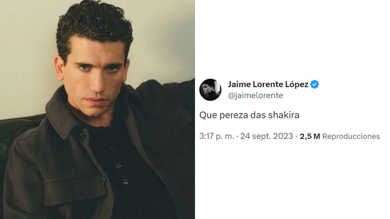 Jaime Lorente arremete contra Shakira.