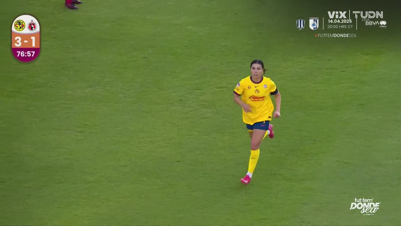 ¡Las Águilas aumentan la ventaja! Kiara Palacios con el tercero