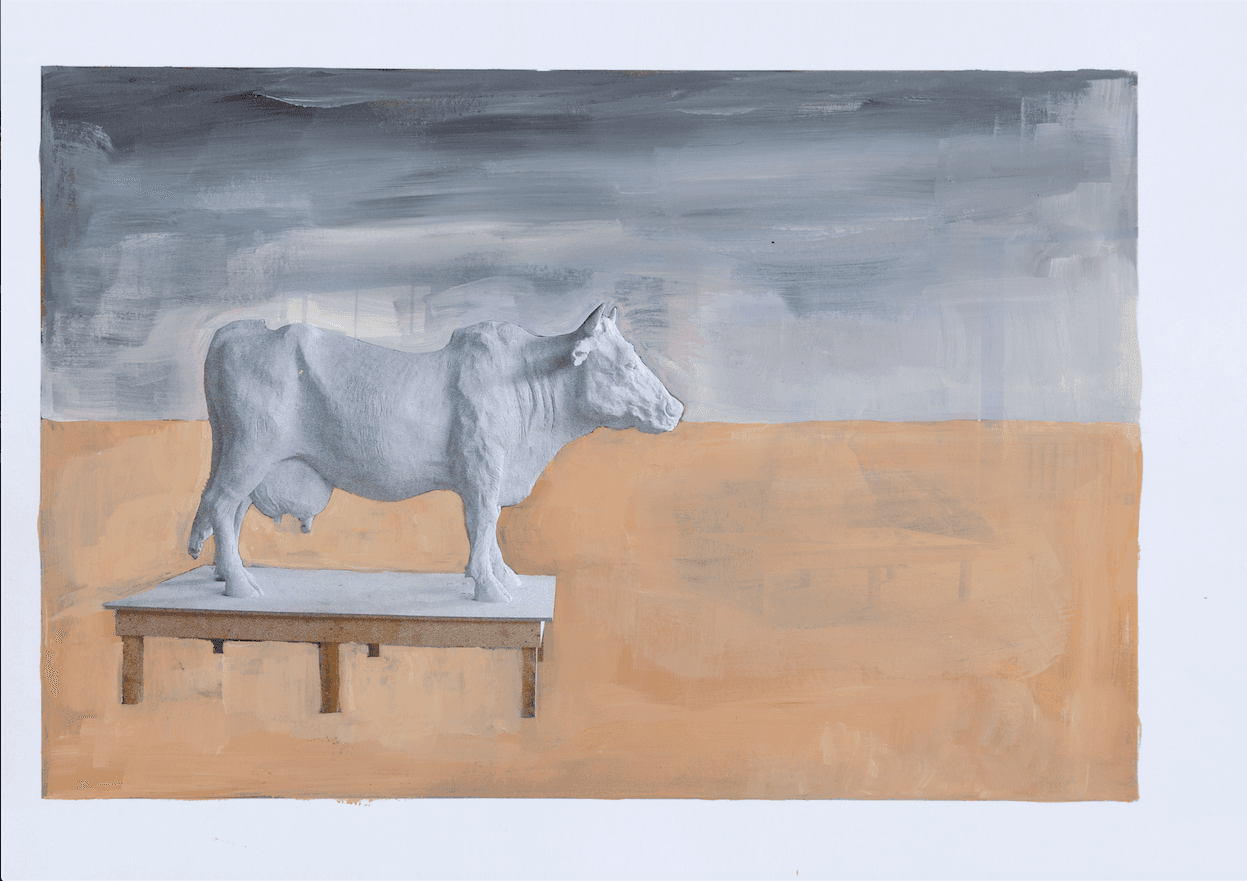 Adrián Villar De las series "The Most Beautiful of All Mothers", 1, 2015 Óleo sobre impresión a color (21 x 29.5 cm) Galería: Kurimanzutto Feria: Art Basel Miami Beach