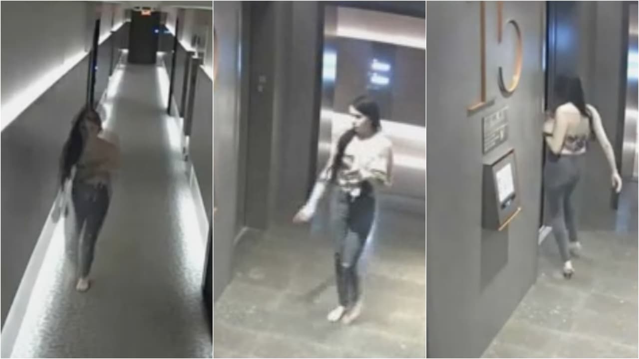 Con zapatos en mano: así huyó la mujer acusada de robar Rolex a hombre en lujoso hotel de Miami