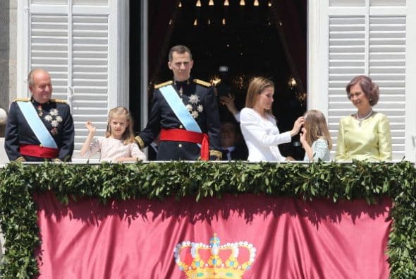 La proclamación de Felipe VI pudo estar llena de protocolos pero también los reyes tiene su lado humano.