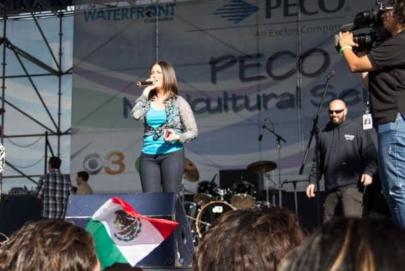La comunidad mexicana se reunio en el historico Penn's Landing para celebrar el dia de la independencia mexicana. Estas son algunas imagenes.