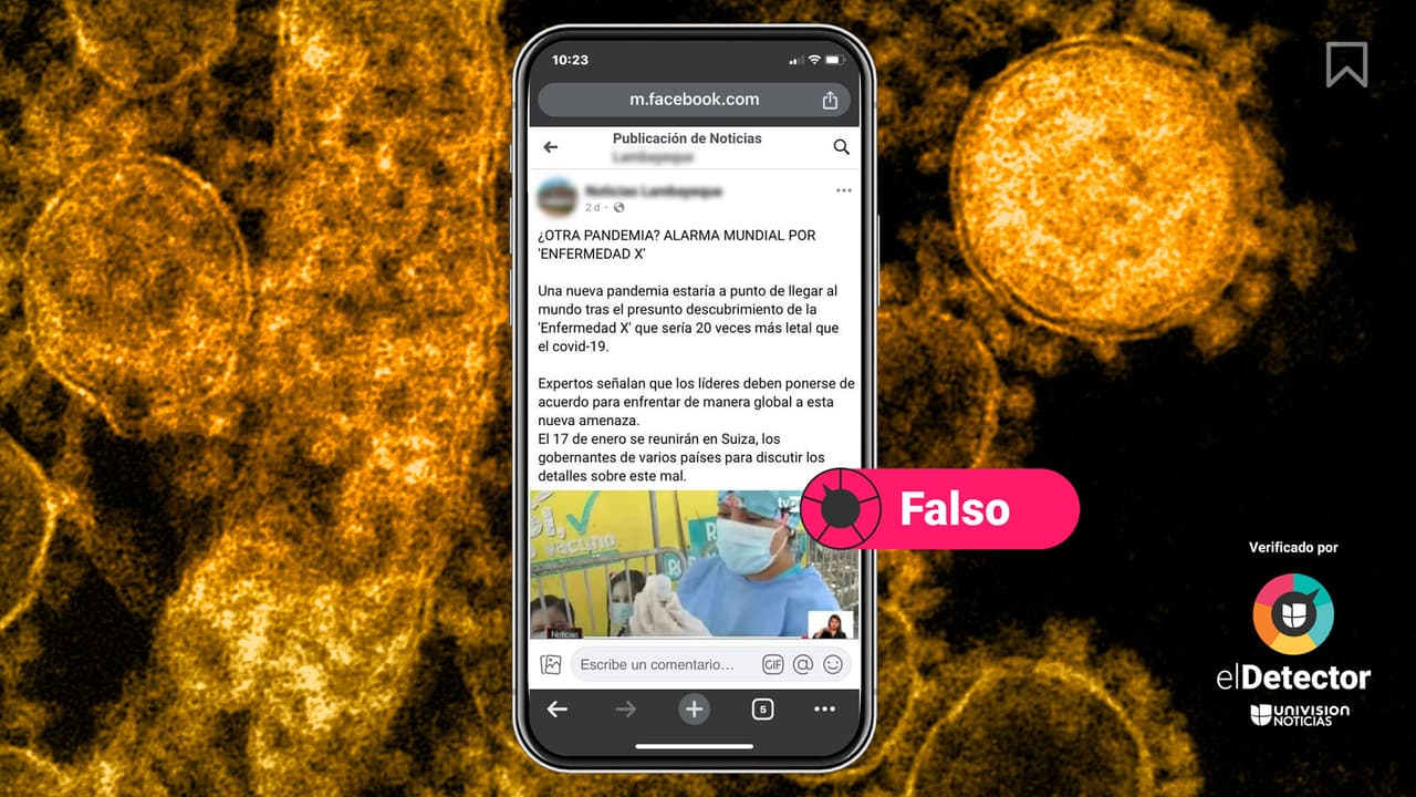 No se descubrió la “enfermedad X” ni se ha declarado una alarma mundial 