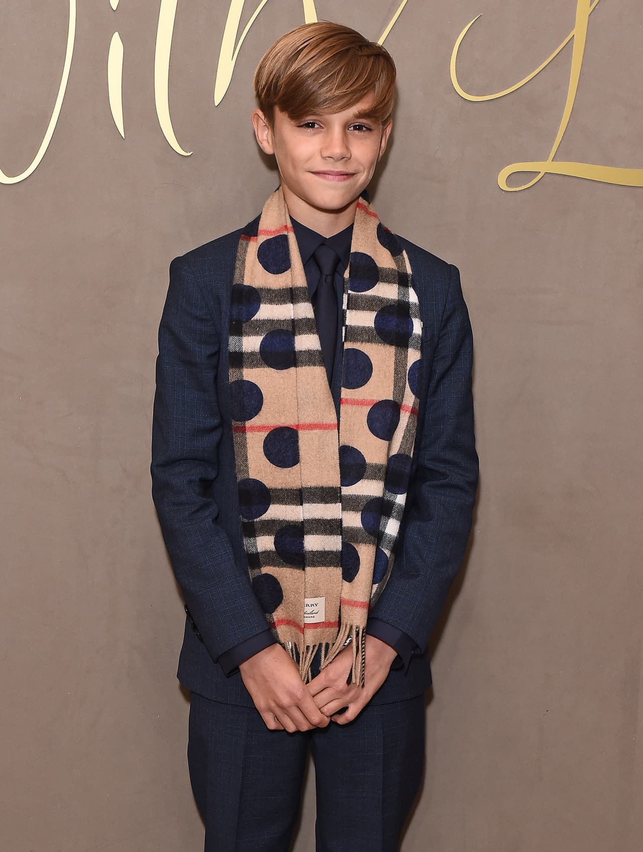 Otra foto frente a la prensa internacional.