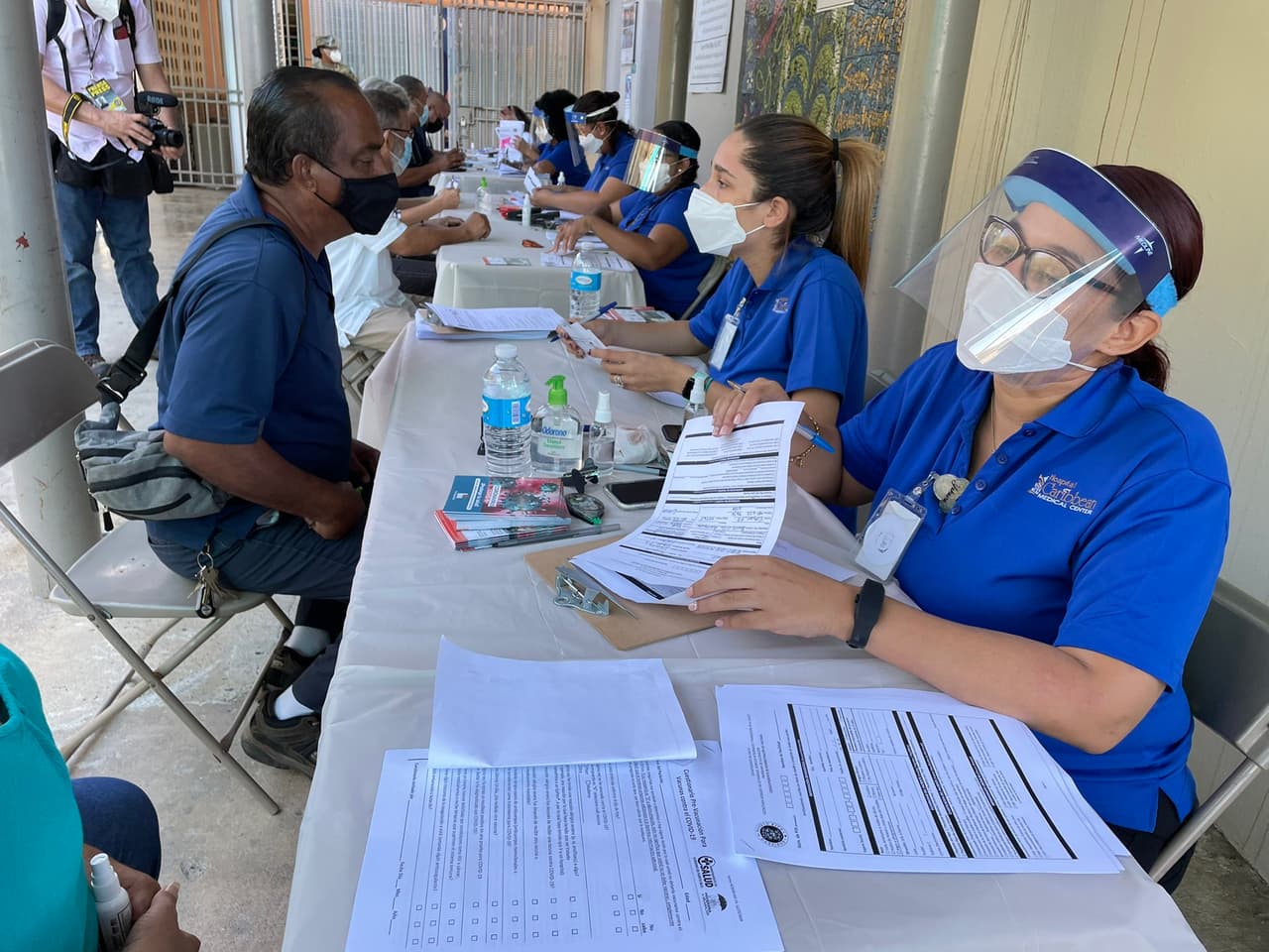 La vacunación comenzó el lunes 11 de enero y culmina el 16 de enero.