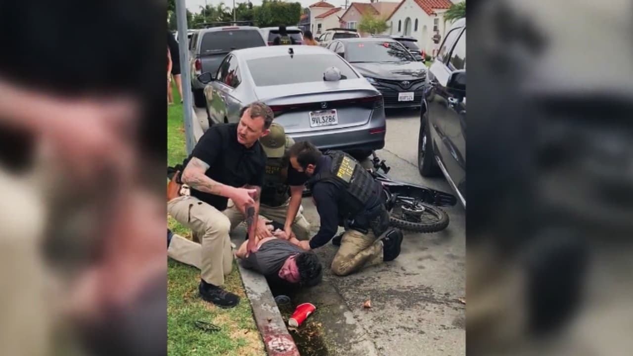 Indignación por video que muestra a agentes de ICE arrestando a un ciudadano que termina con el brazo roto