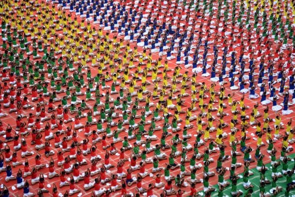 Ensayos en Nueva Delhi que transformaron la capital con motivo de esta nueva celebración internacional.