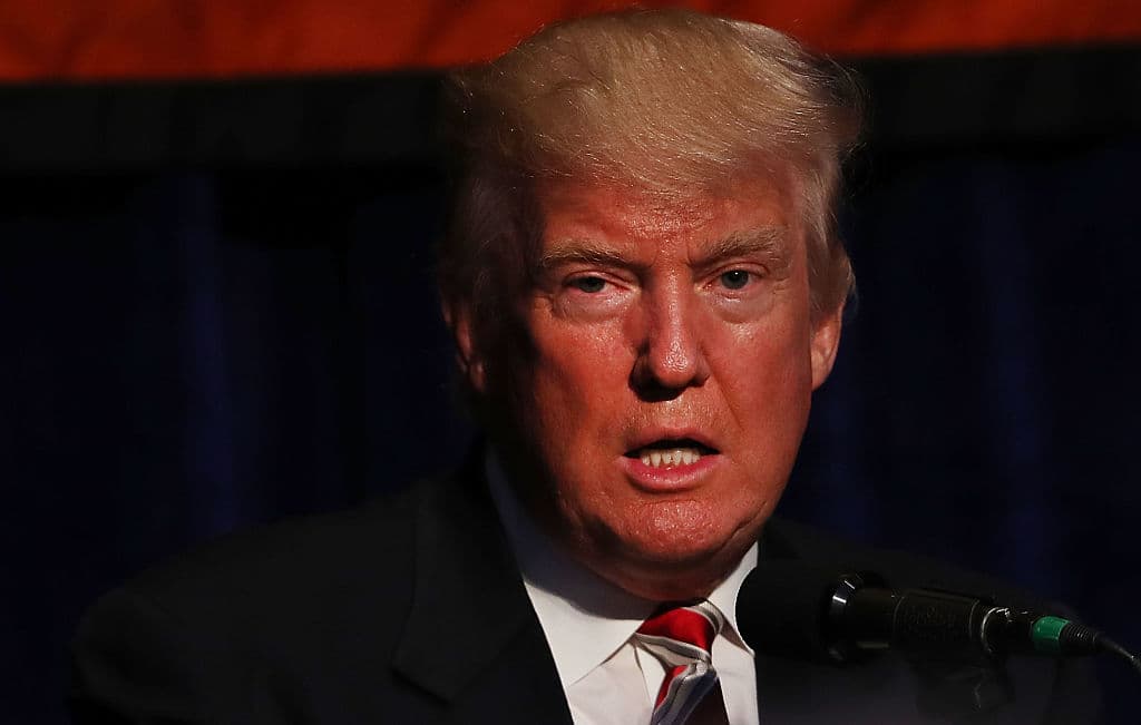 Republican presidential candidate Donald Trump speaks while accepting the Conservative Party of New York State's nomination for president on September 7, 2016 in New York City (arquive)