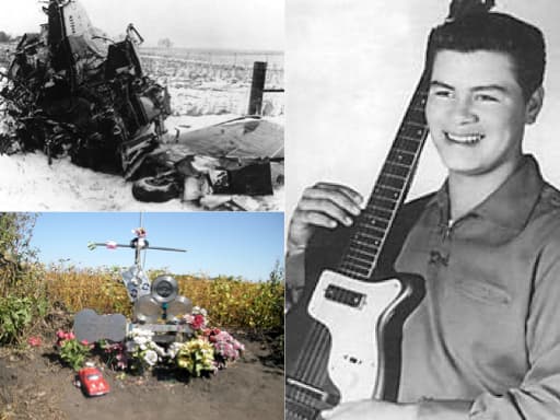"Para bailar La Bamba"... esa fue la canción que hizo famoso a Ritchie Valens, de padres mexicanos y el primer hispano en colarse en la escena del rock en los años 50. A bordo de un avión Beechcraft, a la 1:00 am del 3 de febrero de 1959, se estrellaron de nariz contra un cultivo de maíz. En el avión también iba Jiles Perry Richardson, más conocido como The Big Bopper.