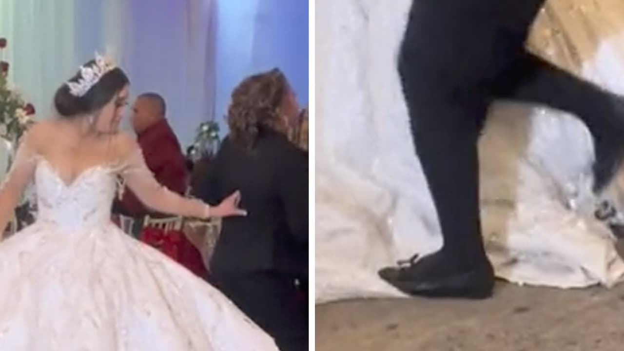 Mujer pisotea vestido de novia a su sobrina en plena boda e internet enfurece: ¿Es brujería?