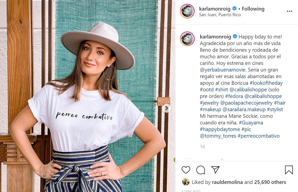 Mientras tanto, 
<b><a href="https://www.univision.com/entretenimiento/bebes/tommy-torres-y-karla-monroig-esperan-una-nina" target="_blank">la esposa de Tommy Torres</a></b> agradeció con 
<b><a href="https://www.instagram.com/p/B9XBxMmlG5A/" target="_blank">esta foto</a></b> los mensajes de felicitación que recibió durante el día: "Agradecida por un año más de vida lleno de bendiciones y rodeada de mucho amor. Gracias a todos por el cariño".
<br>