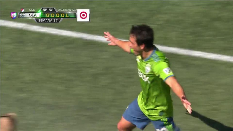 ¡GOOOL! Nicolás Lodeiro anota para Seattle Sounders FC
