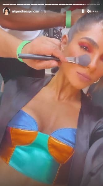 A través de sus stories, celebró cada uno de los momentos que vivió en el Wastco Center de Miami y los compartió con sus fans.