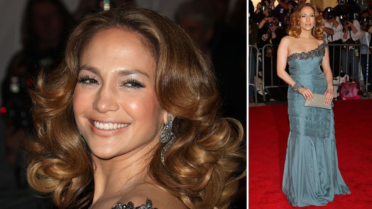 JLo en la Met Gala 2008.