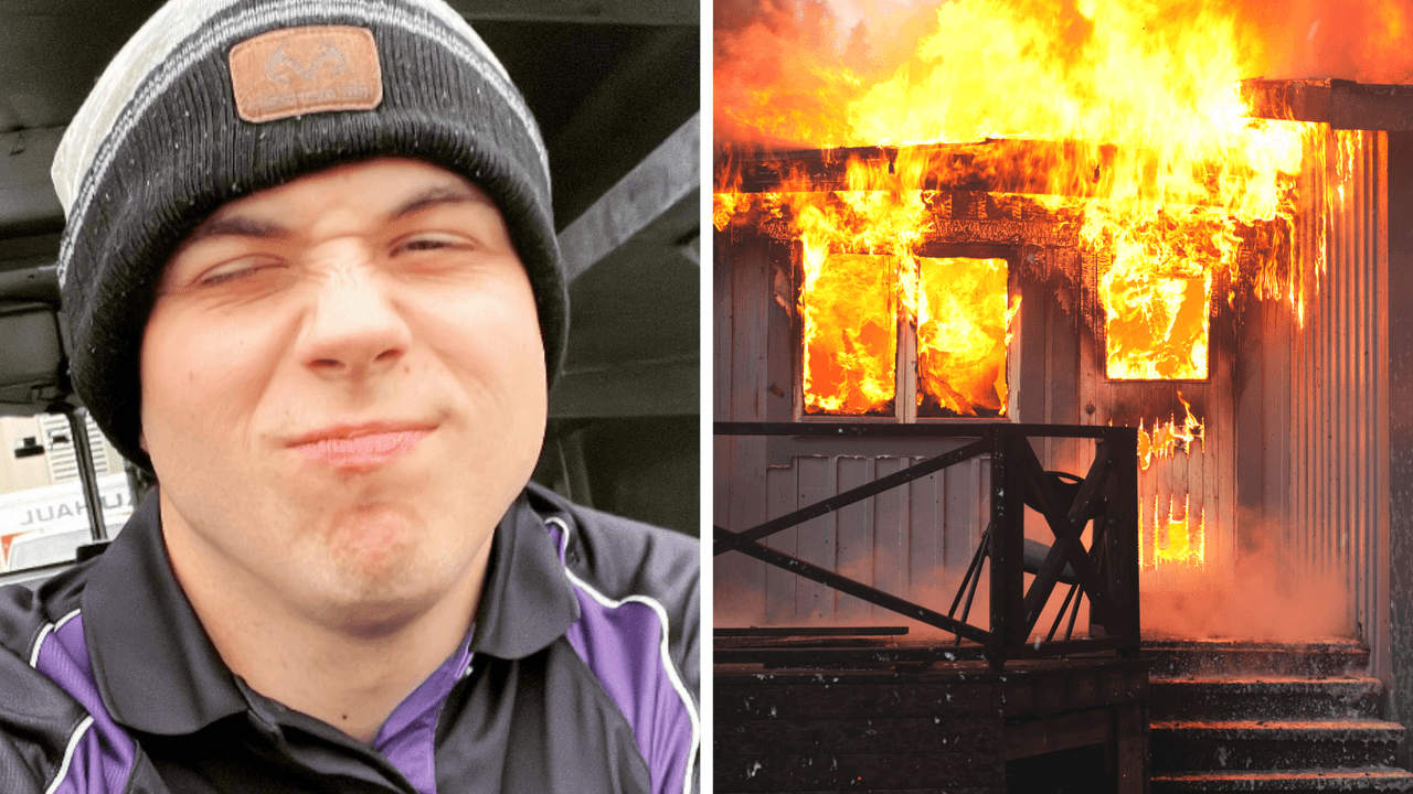 Repartidor de pizza salvó a 5 niños en un incendio y se convirtió en héroe: Internet lo ama