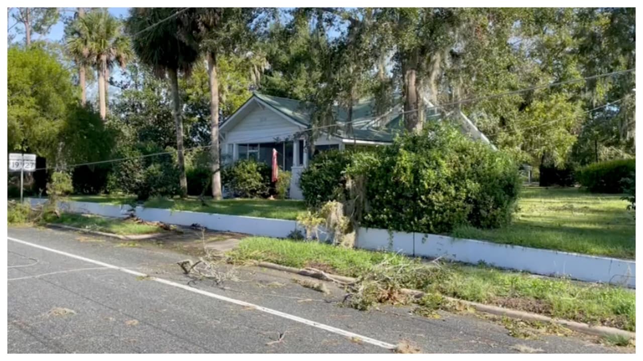 El ojo de Helene impactó Florida aproximadamente a las 11:10 pm de este jueves.