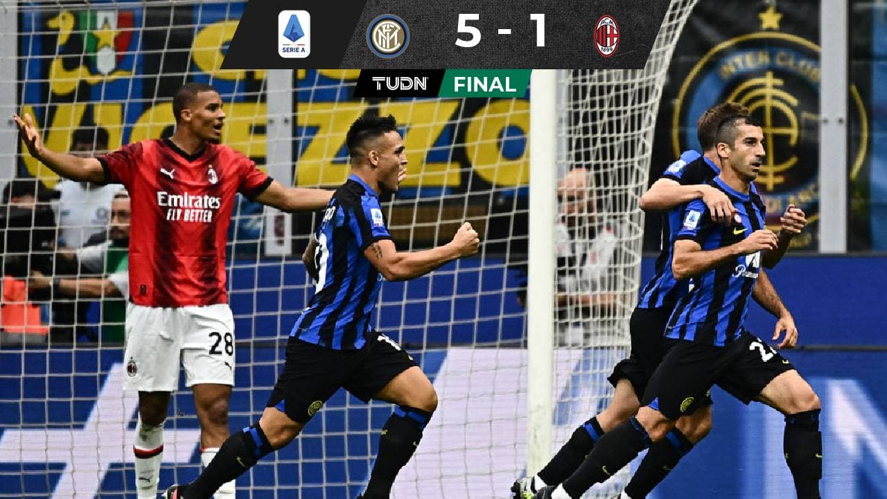 Inter amplía su 'paternidad' con humillante triunfo al Milan en el 'Derby della Madonnina'