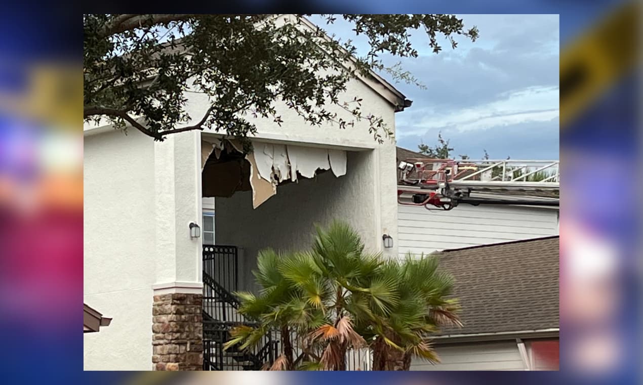 Daños causados por el rayo.