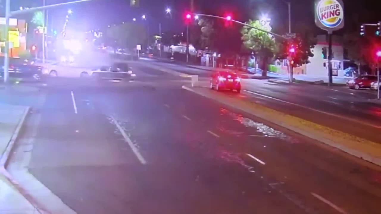 Revelan video del momento exacto en que padre de cinco hijos de Fresno muere por culpa de conductor presuntamente ebrio