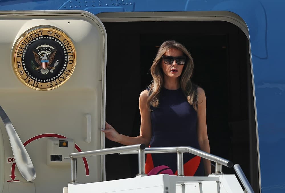 Melania Trump se queda bloqueada en su hotel debido a las manifestaciones por el G-20