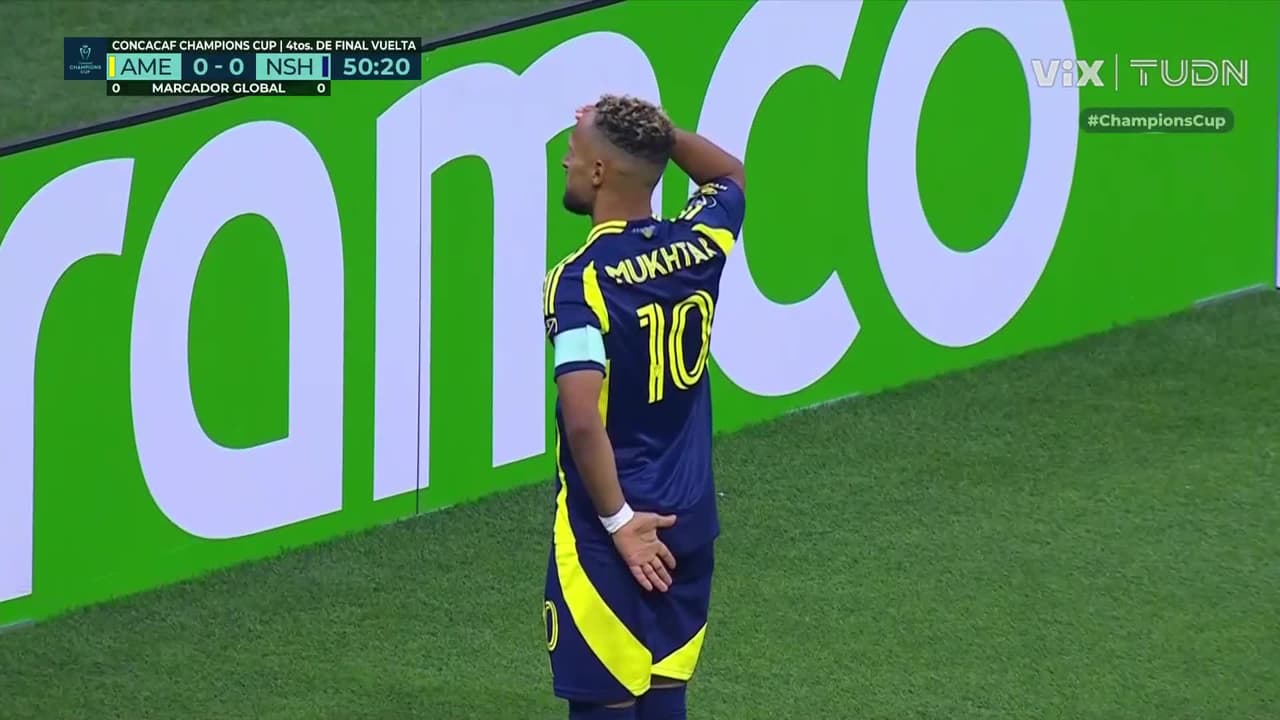 ¡Gol de Nashville! Mukhtar sacó un cañonazo imparable para Cota para el 0-1