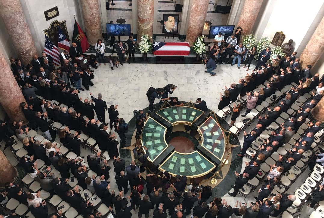 La ceremonia contó con presentaciones artísticas, actos ecuménicos y discursos protocolares.