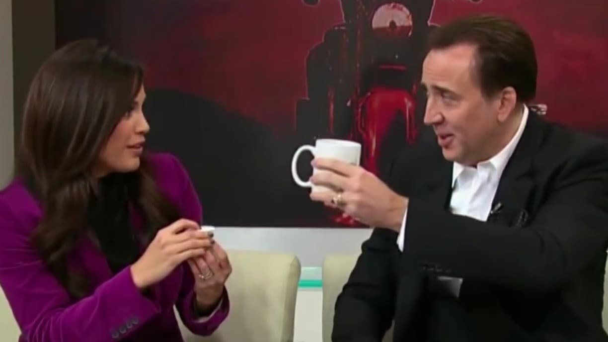 El día que Nicolas Cage tomó café cubano y habló en español en Despierta América