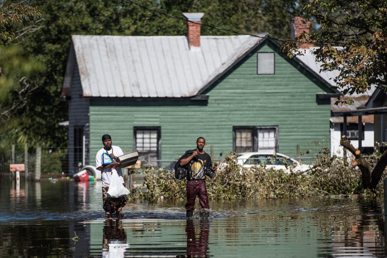 Aún no termina el recuento de los daños por Matthew: suman 26 muertos en Carolina del Norte