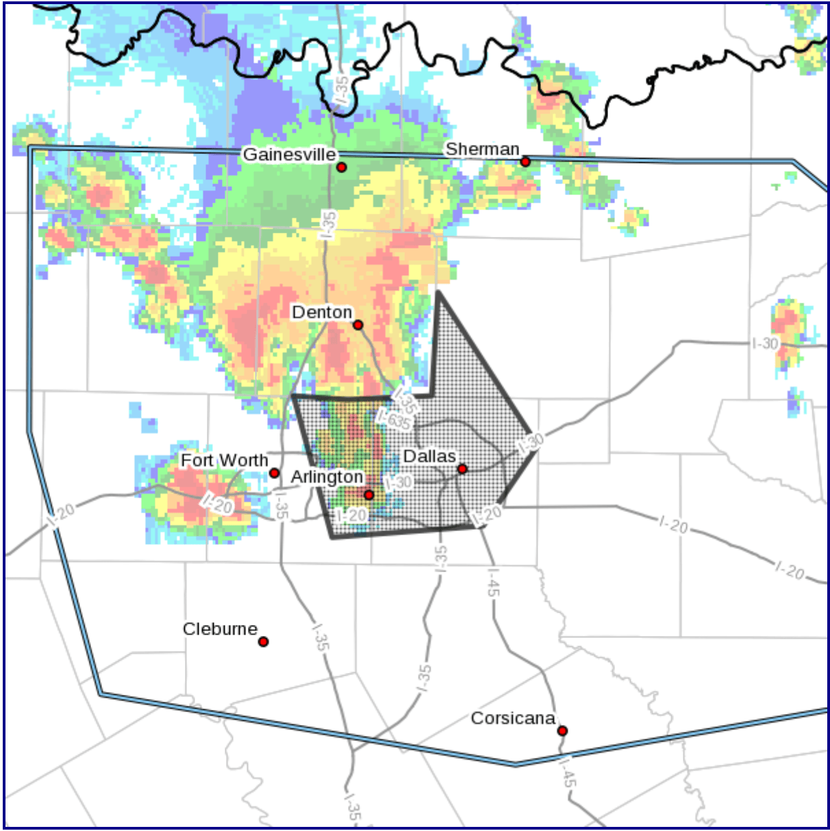 Alerta del tiempo: Aviso por tormentas severas para el Metroplex