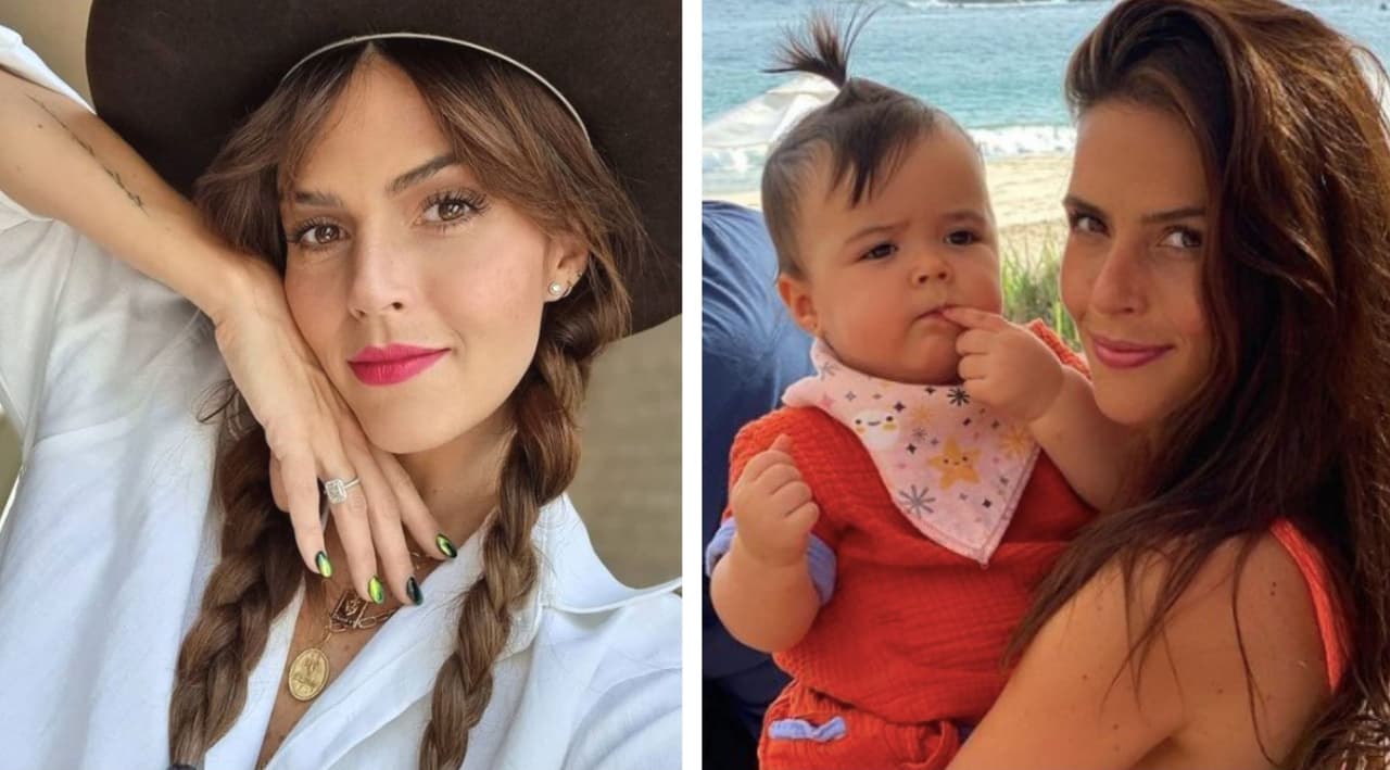 Claudia Álvarez ya tiene 6 meses de embarazo: presumió su pancita a lado de su hija Kira