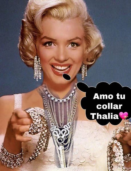 No cabe duda, 'Thali' está tan loca por Marilyn que hasta se imagina que le echa algunos piropos a su look... ¿Quién más es fiel admiradora de esta estrella?