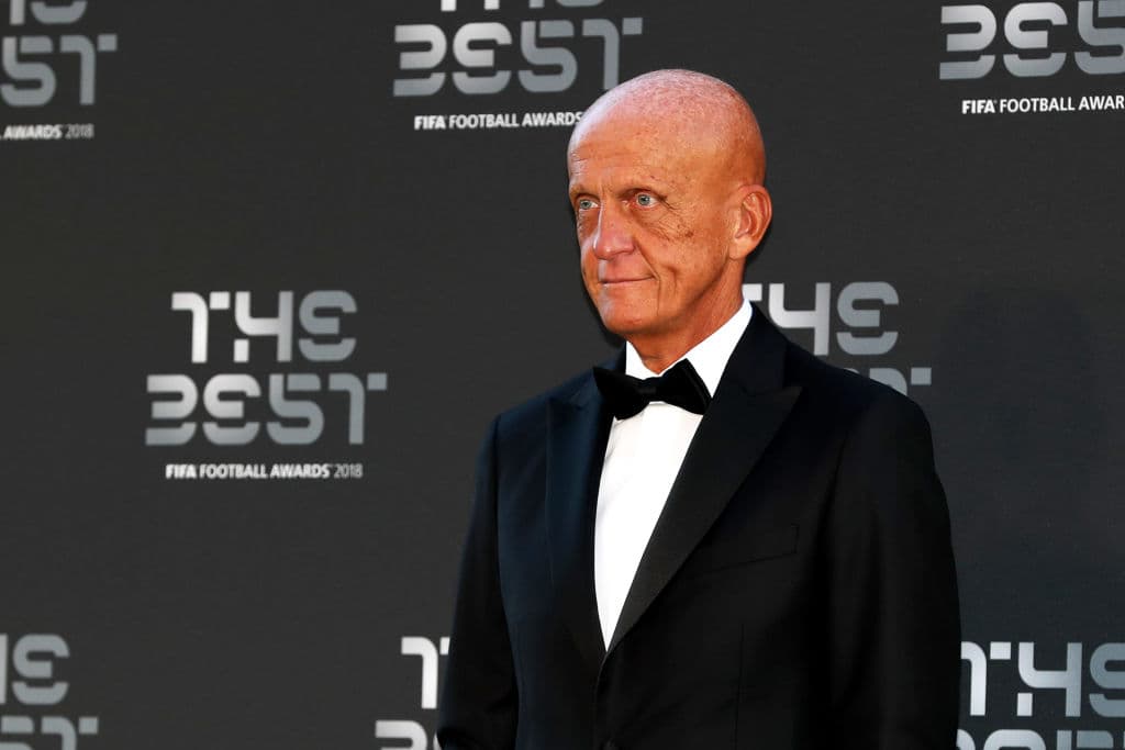 Pierluigi Collina, árbitro retirado.