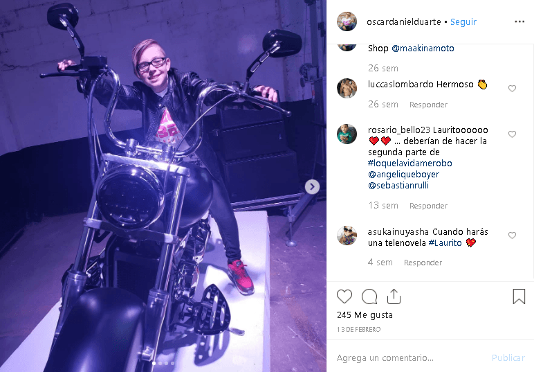 Óscar Daniel no publica con frecuencia en sus redes sociales, pero tiene buenas referencias de lo que ha sido de su vida recientemente.