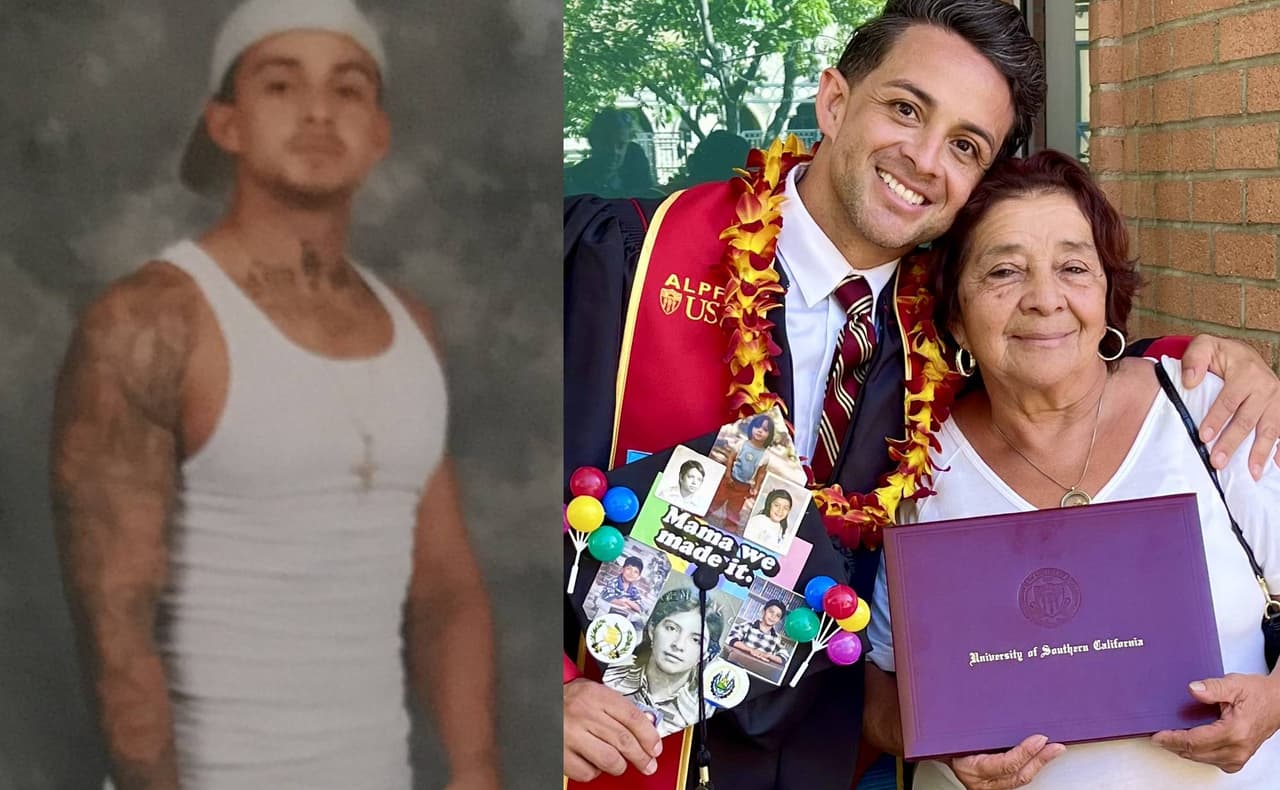 "Lo que uno quiere lo puede lograr": de pandillero a graduado de una prestigiosa universidad en Los Ángeles
