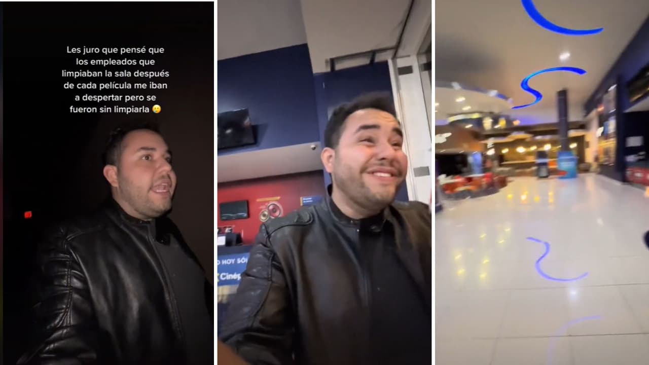 Así fue la experiencia del tiktoker Mike Sánchez en el cine tras quedarse encerrado