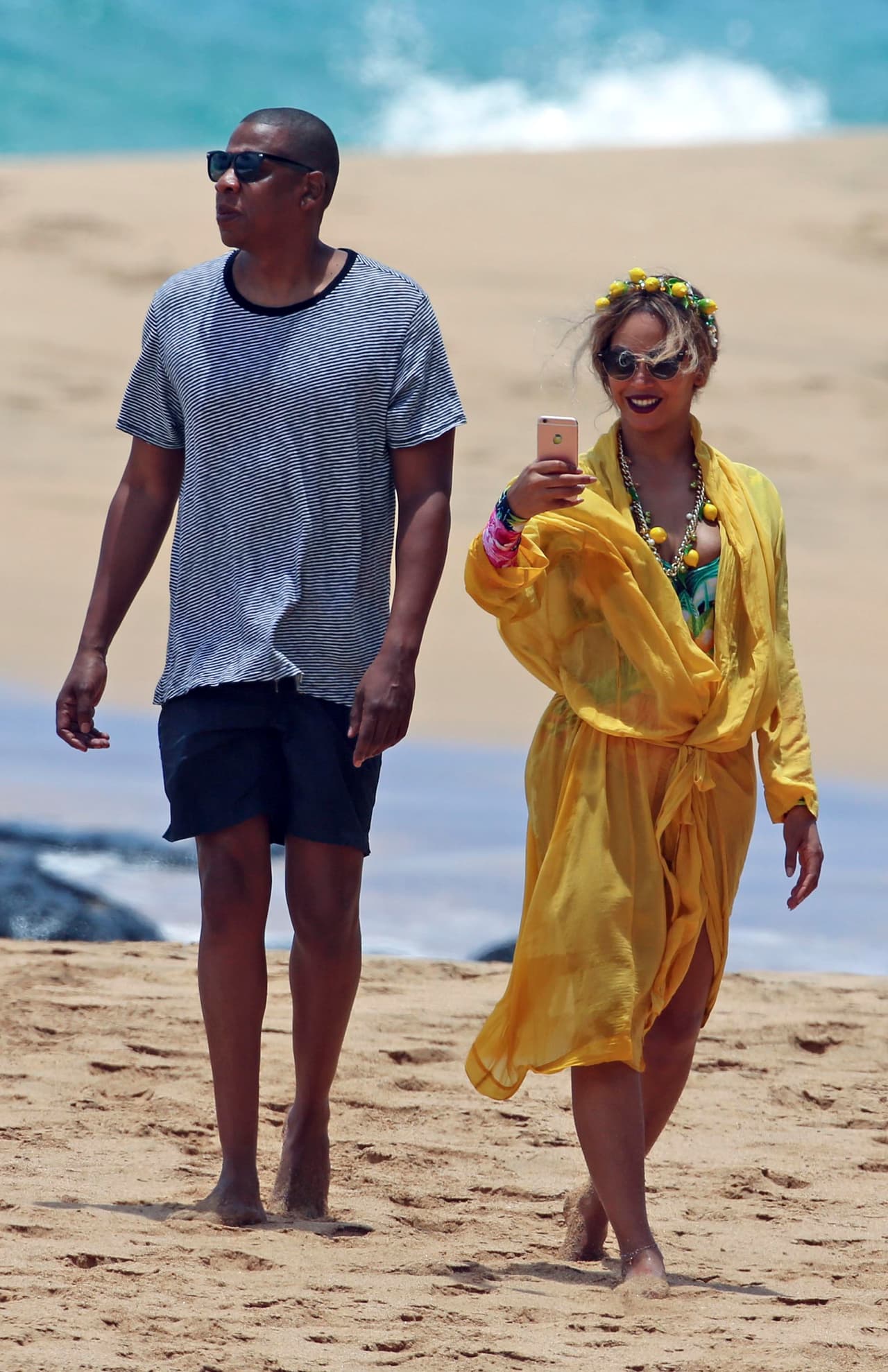 Beyoncé y Jay Z están disfrutando de unos días en familia en Hawaii.