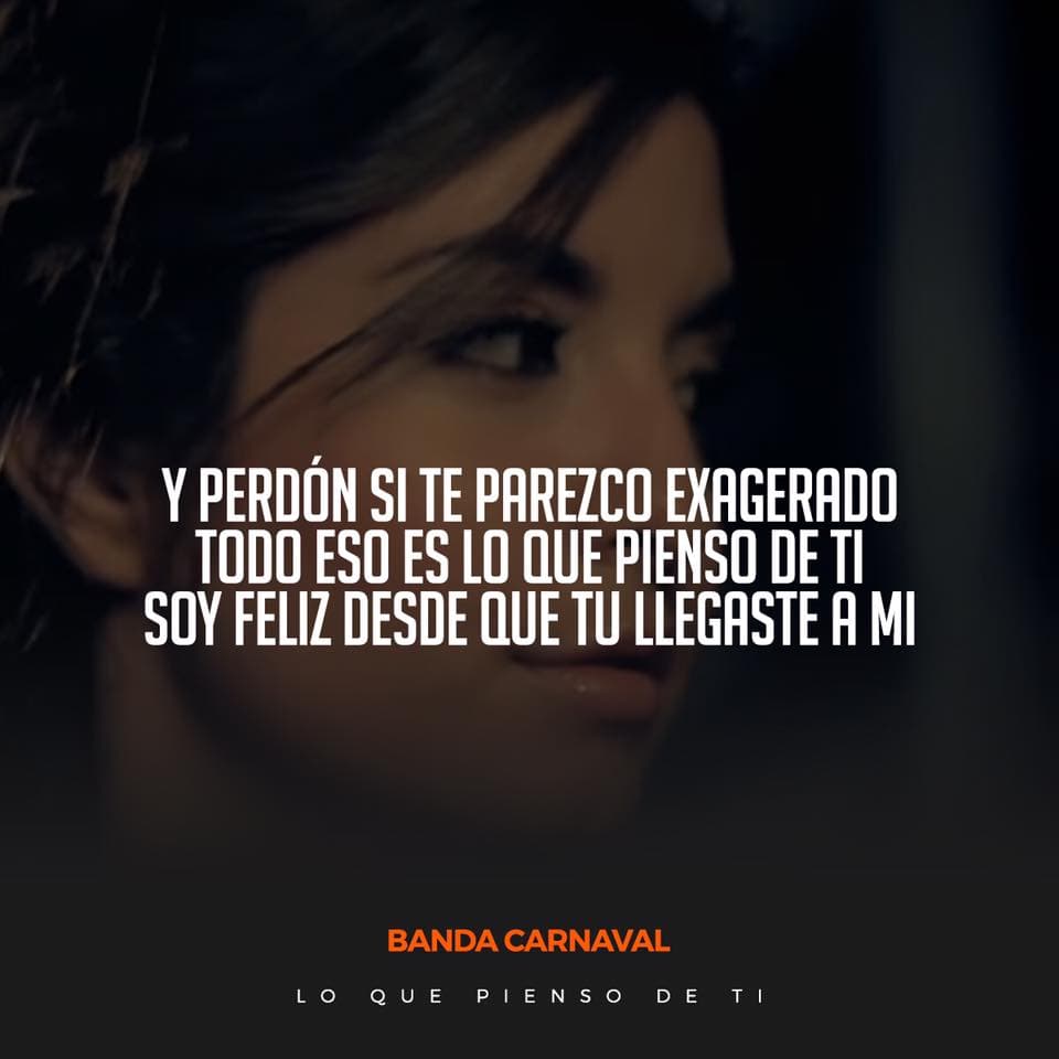 Otra canción para aquellos que han encontrado el amor, 'Lo que pienso de ti'.
