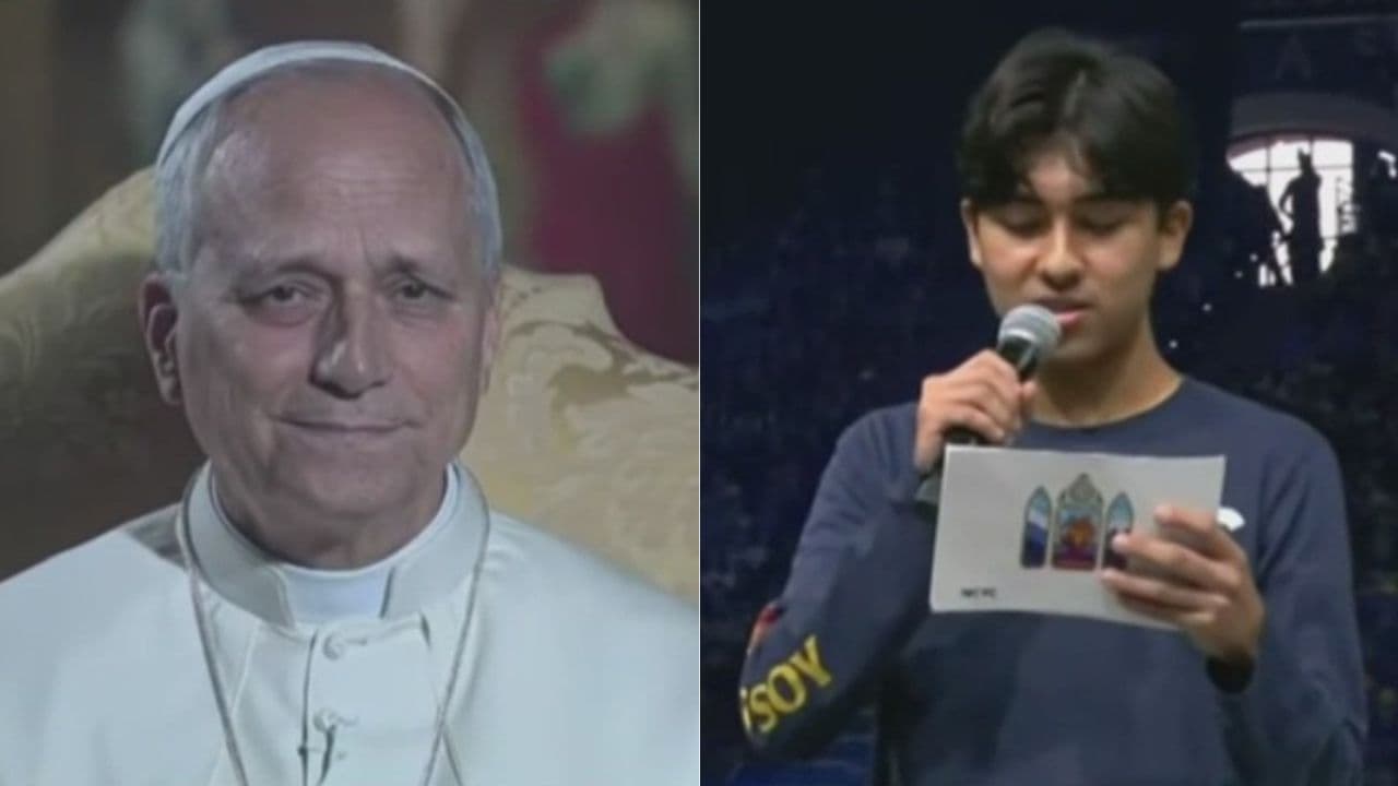 Joven hispano de California pregunta al Papa León XIV cómo entregar sus preocupaciones a Dios