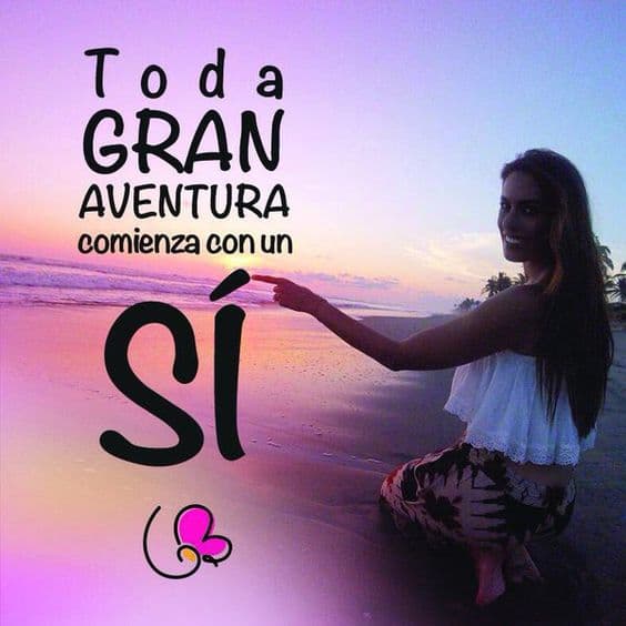 Ella no tiene miedo al rechazo.