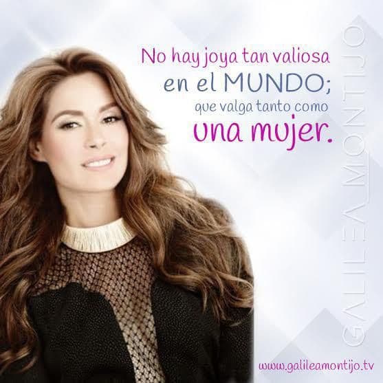 Métete en la cabeza que eres grandiosa.