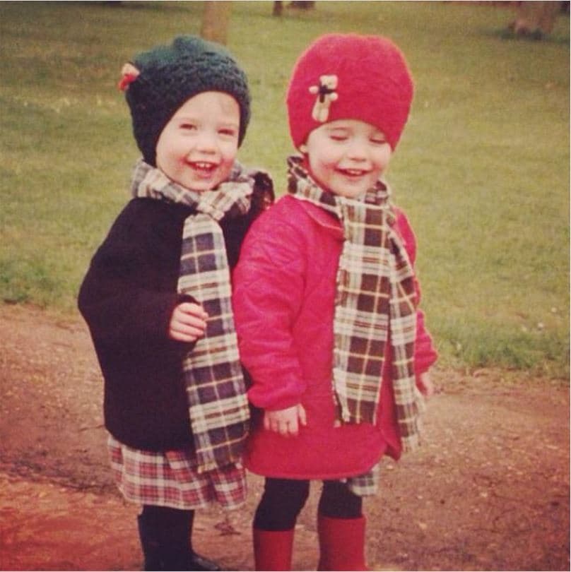 Eliza Spencer y Amelia Spencer niñas