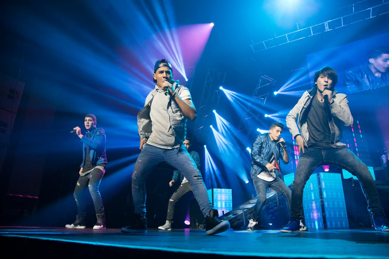 CNCO en el Fillmore de Miami Beach.