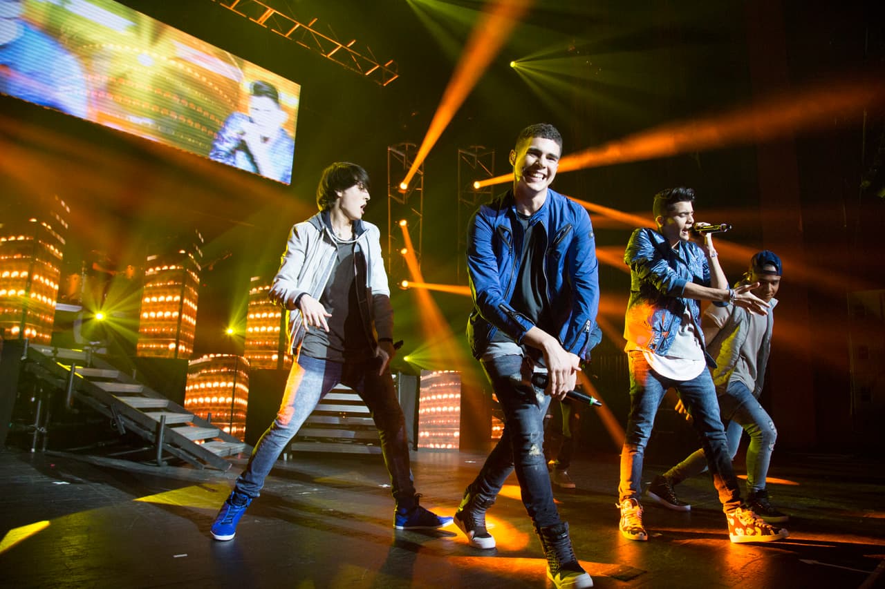 CNCO en el Fillmore de Miami Beach.