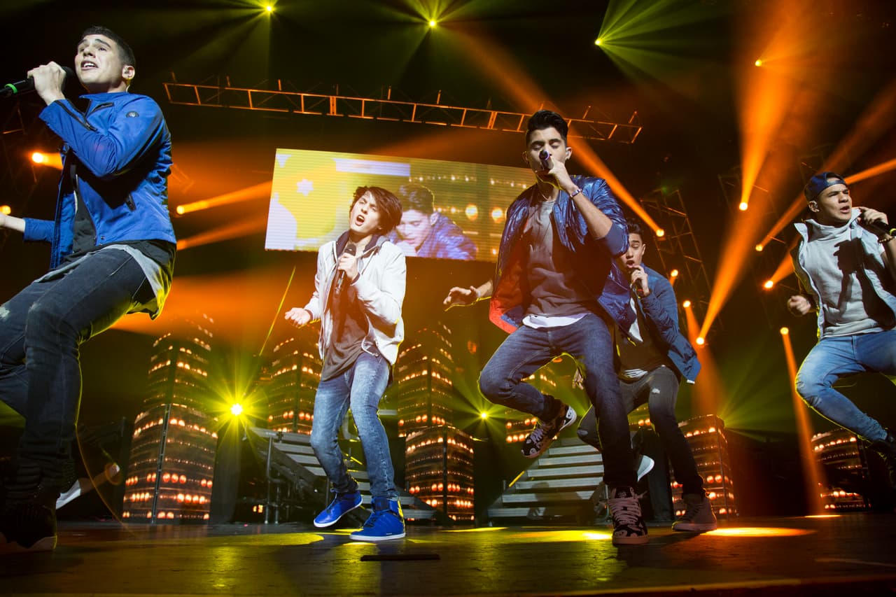 CNCO en el Fillmore de Miami Beach.