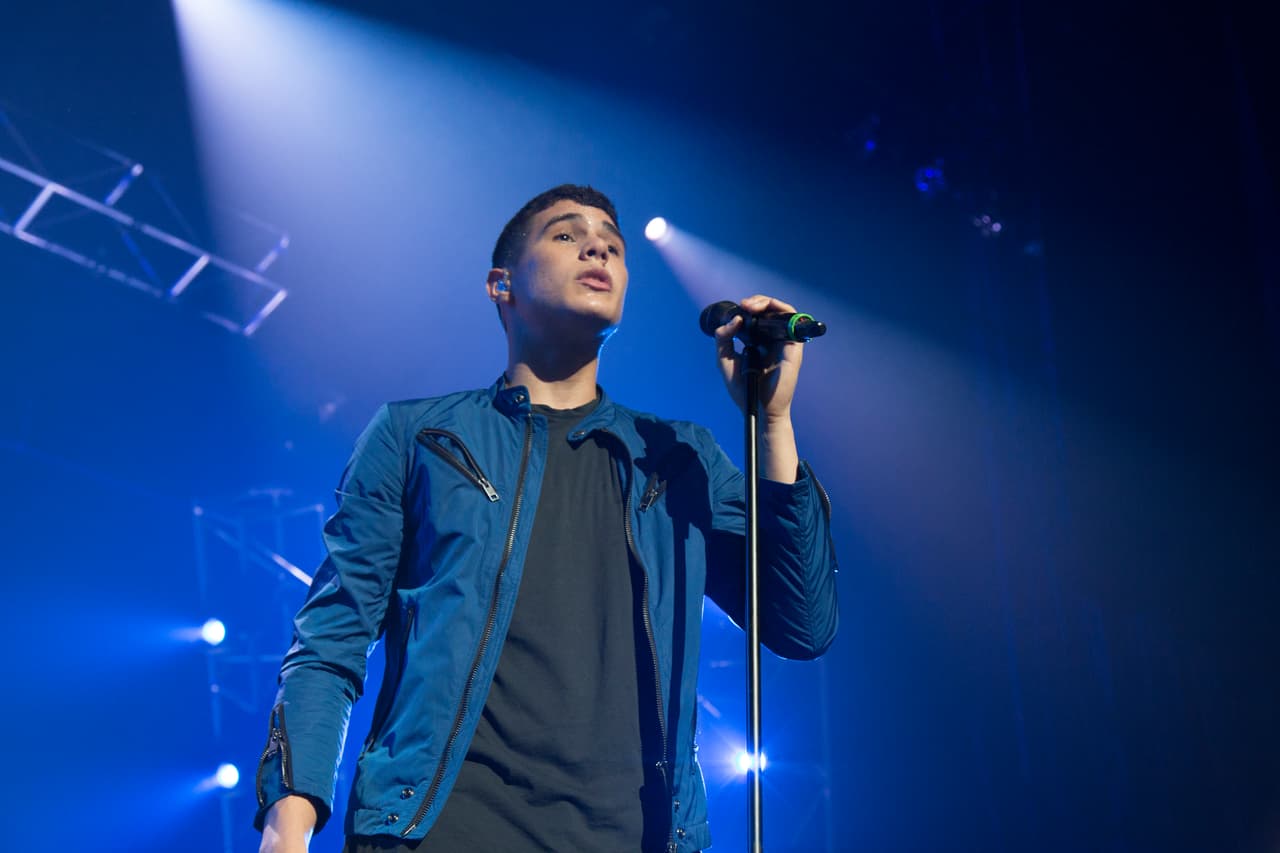 CNCO en el Fillmore de Miami Beach.