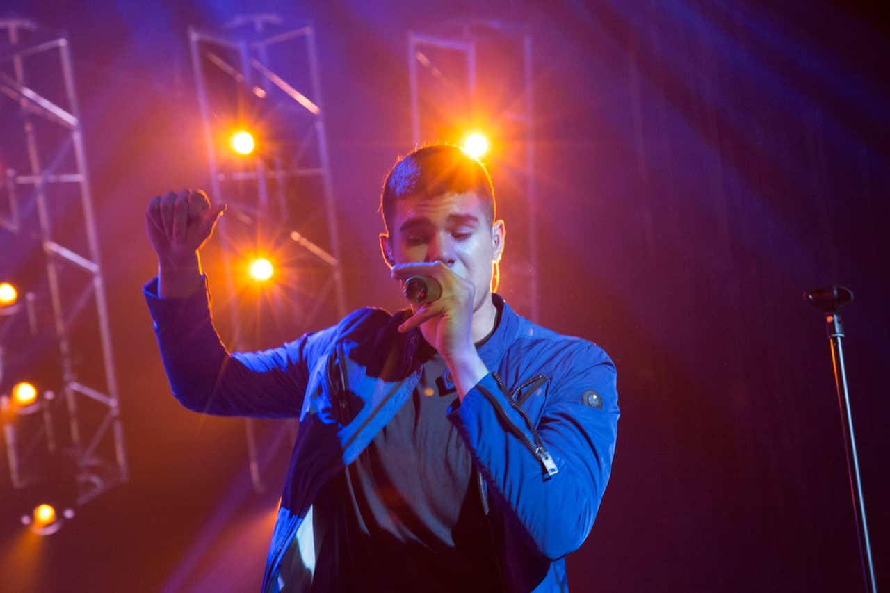 CNCO en el Fillmore de Miami Beach.