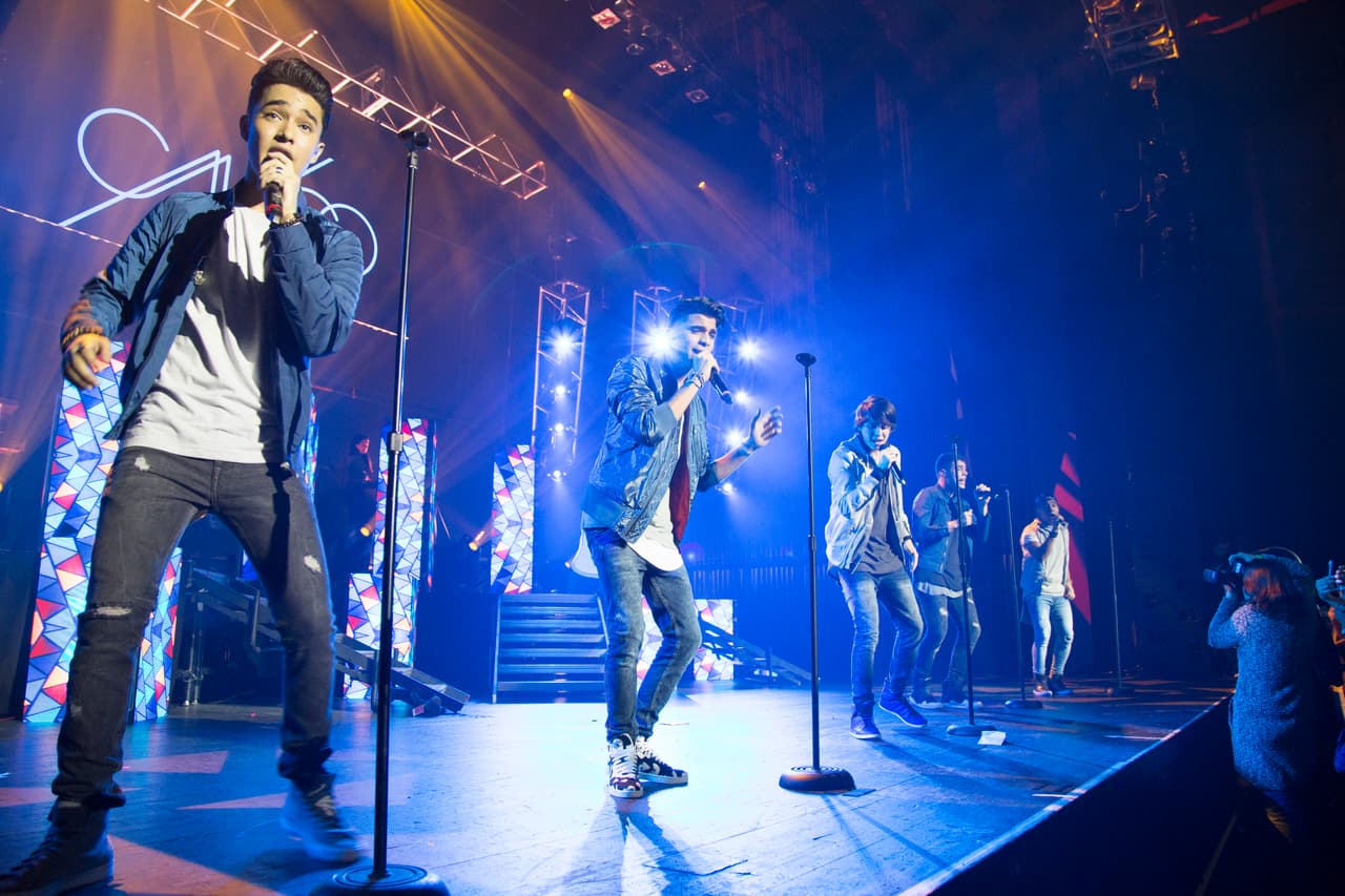 CNCO en el Fillmore de Miami Beach.