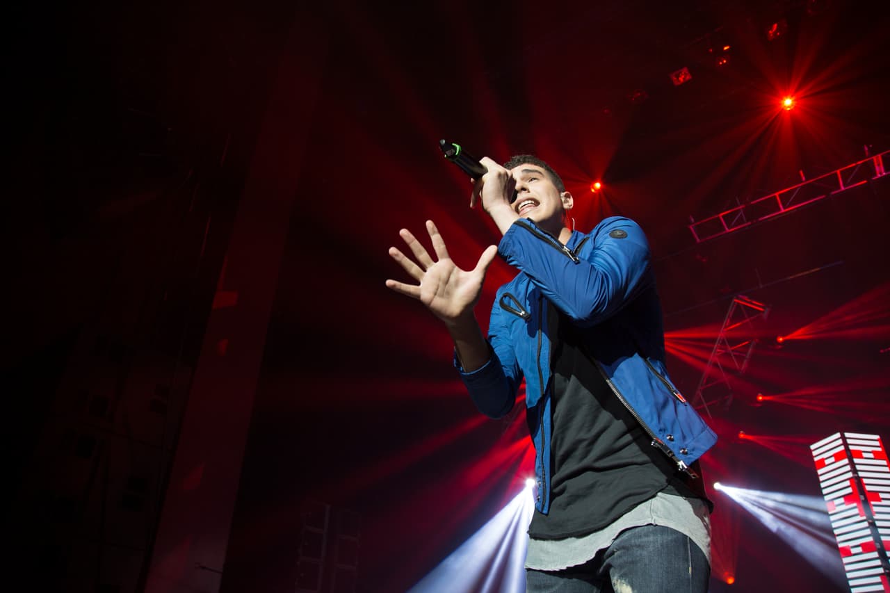 CNCO en el Fillmore de Miami Beach.